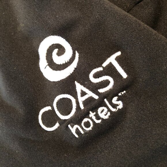 Adidas Golf Pure Motion Long Sleeve Zip-Up + Snap Closure Jacket in Black Sz M - Picture 8 of 15